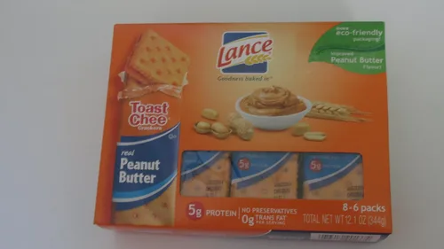Vista 36 de Lance - Galletas saladas tipo sándwich, Captain's Wafers, paquete variado, 10 paquetes individuales, 6 sándwiches en cada uno