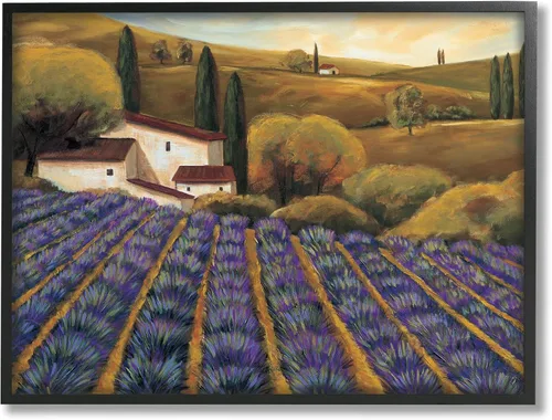 Vista 12 de Stupell Industries Aislado Púrpura Vegetal Cosecha Granja Prado Cielo, Diseño de Michael Cooper Stupell Industries Gray, 14 x 11 Inches, Easy to