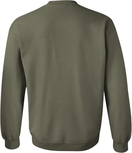 Vista 2 de zerogravitee Sudadera con cuello redondo y arco 1775 de la Marina de los Estados Unidos Verde(Military Green)