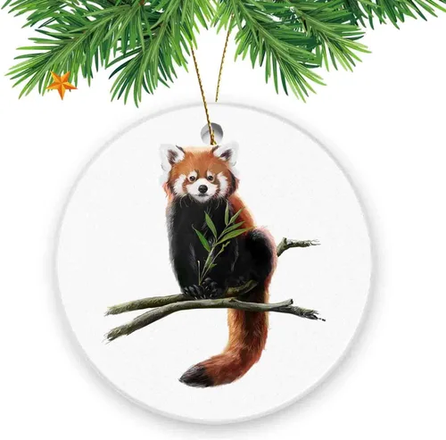 Vista 5 de Adornos de Navidad para la familia, entrenador personal, divertido recuerdo de cerámica para decoración del árbol de Navidad para el hogar