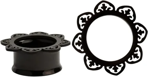 Vista 4 de KUBOOZ 2017 - Expansor de acero inoxidable para oreja, tapón con diseño de espigas, 8-25mm