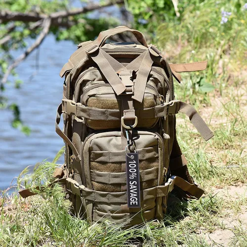 Vista 4 de Great 1 Products Llavero militar etiqueta con llavero y mosquetón - llaves, coches, motocicletas, mochilas, equipaje y regalos - EDC