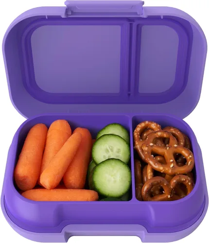 Vista 11 de Bentgo Snack para niños a prueba de fugas de 2 compartimentos estilo bento Aguamarina