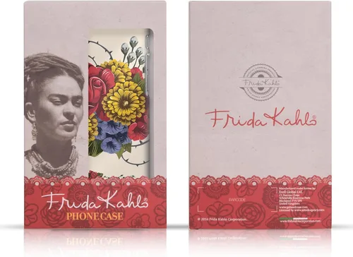 Vista 7 de Head Case Designs Funda rígida con licencia oficial de Frida Kahlo Blooms Red Florals compatible con Apple iPhone 13 Pro