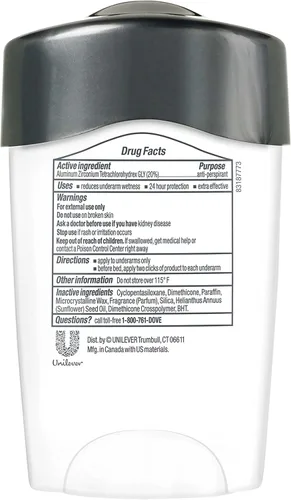 Vista 2 de Dove Men+Care Clinical Protection Antitranspirante Clean Comfort 1.7 oz
