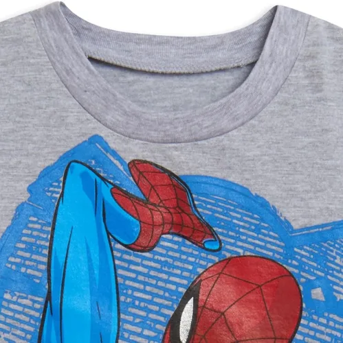 Vista 5 de Marvel Conjunto de camiseta y pantalones cortos con estampado de Spider-Man para niños grandes