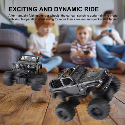 Vista 9 de Coche RC todoterreno con licencia 1/14 para Jeep, puertas abiertas, luces