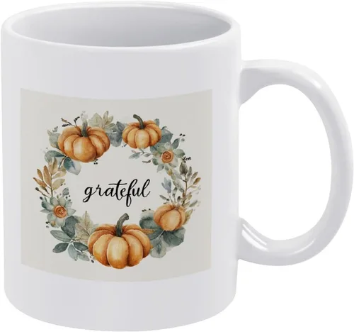 Vista 11 de Golden Retrievers with Pumpkins And Leaves Coffee Travel Mug Thanksgiving Autumn Halloween Milk And Tea Ceramic Cup Fathers Day Dad Gifts from