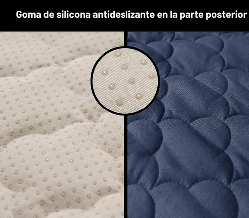 Vista 4 de CHHKON Funda impermeable y antideslizante para sillón reclinable que se mantiene en su lugar, cubierta de sofá para perros, protector de muebles Azul