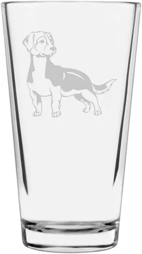Vista 69 de Podenco Canario - Vaso de pinta de 16 onzas con temática de perro personalizado