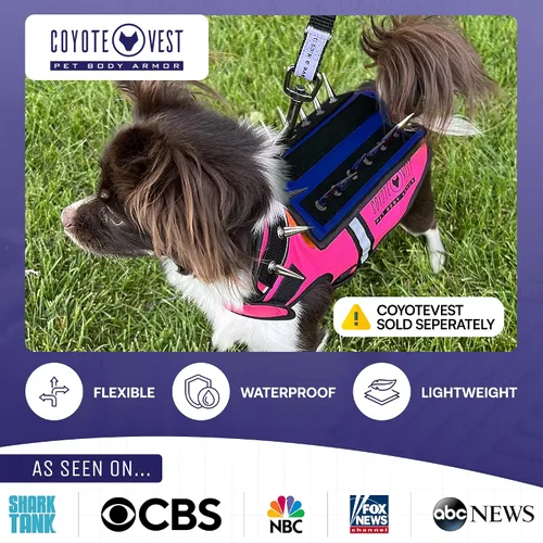 Vista 7 de HawkShield - Almohadilla para CoyoteVest o chaleco de espigas, chaleco de arnés protector para perro, complemento para proteger a tu mascota de aves