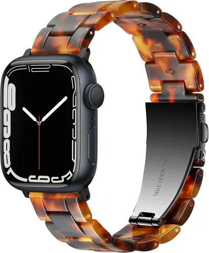Vista 20 de Compatible con Apple Watch Band de 1.614 in, 1.575 in, 1.496 in o 1.929 in, 1.772 in, 1.732 in, 1.654 in, correa de repuesto de resina ligera