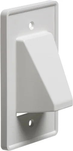 Vista 6 de Arlington, placa de pared para cables, empotrada, puede pintarse, CE1BL-1