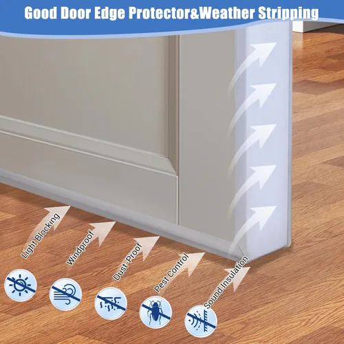 Vista 6 de Borde de goma, borde de canal en U autoadhesivo, protector de borde para madera contrachapada y madera, bandas de borde en forma de U para despegar