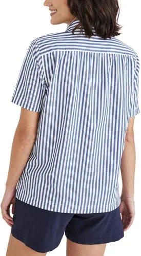 Vista 2 de Dockers Camisa de manga corta con botones de ajuste regular para mujer