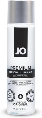 Vista 2 de JO Lubricante personal híbrido clásico, lubricante a base de agua y silicona de larga duración para hombres, mujeres y parejas, 4 onzas líquidas
