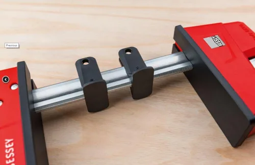 Vista 4 de BESSEY KREK2440 K Kit de Abrazadera REVO, 2 x 24 In., 2 x 50 In. y accesorio de mordaza pivotante, PK2 (fuerza de sujeción nominal de 1700 libras)