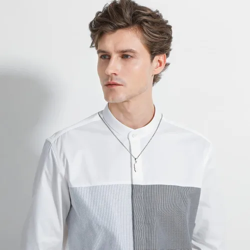 Vista 6 de INBLUE Collar personalizado para pareja, con nombre y fecha de grabado para hombres, mujeres, novio, novia, piedra natal, colgante de corazón a
