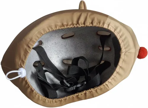 Vista 3 de Rudolph - Funda para casco de reno para snowboard o ciclismo, mejorada