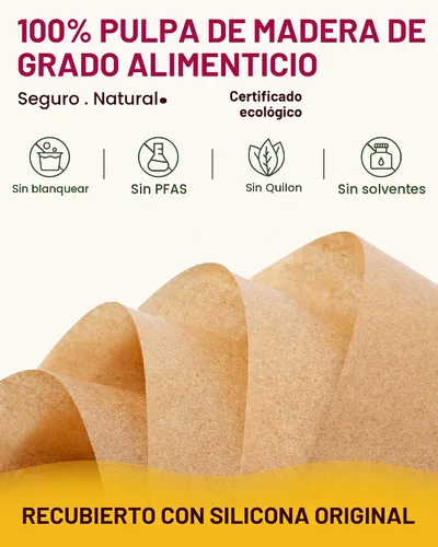 Vista 3 de Katbite 200 piezas de papel pergamino, papel de hornear sin blanquear de 8 x 8 pulgadas, resistente al aceite y fácil de limpiar, hojas de papel