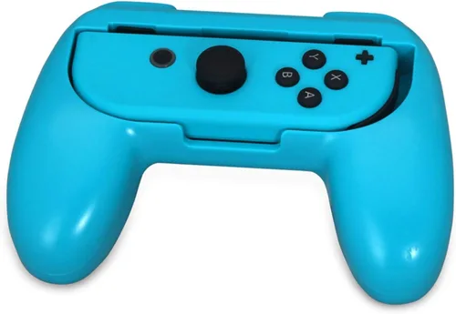 Vista 8 de Pokanic Juego de 2 empuñaduras de mano para interruptor de Nintendo Joy-Con controladores profesionales soporte almohadillas kit de mango resistente