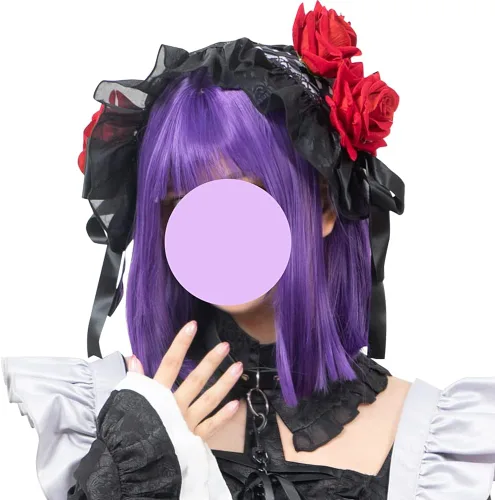 Vista 4 de MROZUL My Dress Up - Disfraz de cosplay de Marin Kitagawa, falda de vestido de sirvienta para Halloween, traje de Lolita