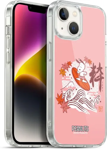 Vista 52 de Carcasa de gel para iPhone 7 Plus/iPhone 8 Plus, diseño de Snoopy Oriental de Peanuts, Badges