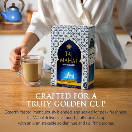 Vista 7 de Brooke Bond Taj Mahal Orange Pekoe Black Tea, 15.87 oz