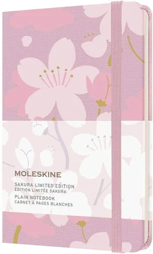 Vista 38 de Moleskine Edición Limitada Sakura - Cuaderno, tapa dura, grande (5 x 8.25 pulgadas), a rayas/con líneas, Caja de Coleccionista Premium Swan