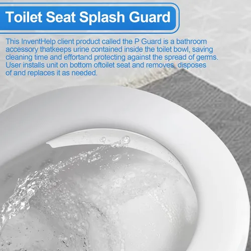 Vista 7 de P Guard Deflector de orina - Previene los desastres de orina, dirige la orina para el cuidado del hogar elevado (paquete de 1) Toilet Seat Directs