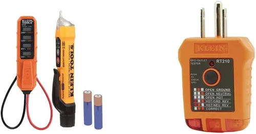 Vista 8 de Klein Tools Probador de voltaje NCVT3P + paquete de probador de salida GFCI RT250