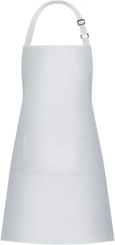 Vista 11 de Jubatus Paquete de 1 delantal con peto con 2 bolsillos, delantal de cocina de chef para mujeres y hombres, color negro