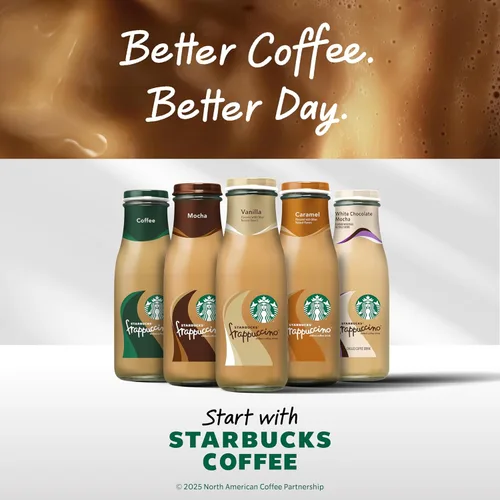 Vista 6 de Starbucks Frappuccino - Bebida de café, caramelo, botellas de 13.7 onzas líquidas (paquete de 12)