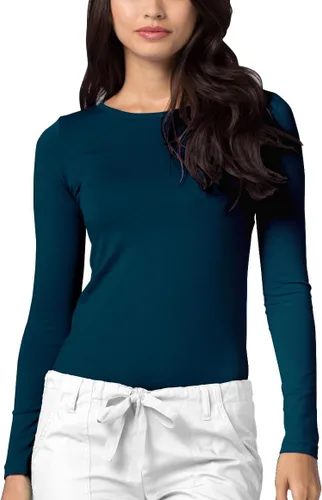 Vista 28 de Adar Underscrubs para Mujeres - Camiseta Underscrub de Manga Larga Comfort Aguamarina (Aquamarine)