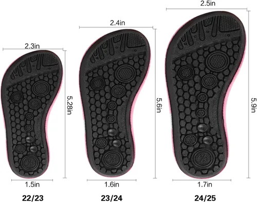Vista 6 de TAGVO Zapatos de agua para niños y niñas, antideslizantes, zapatos de natación de piel descalza, calcetines acuáticos, para playa, natación