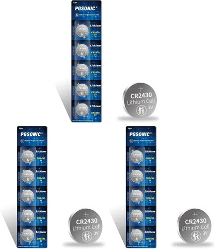 Vista 4 de PGSONIC Batería de litio CR2430 3V (5pcs)