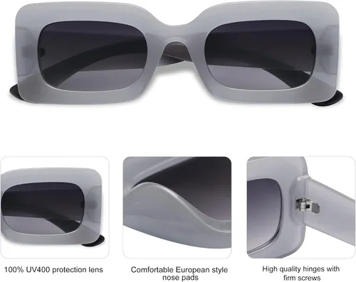 Vista 3 de SOJOS Trendy Sunglasses for Women and Men