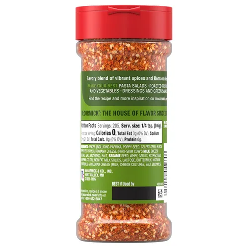 Vista 14 de Condimento McCormick Perfect Pinch para Ensalada Supreme, 4.34 oz