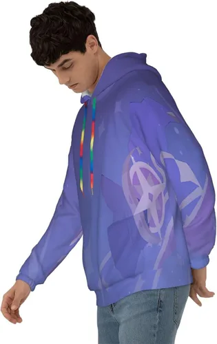 Vista 4 de Sudadera con capucha para hombre, sudadera de moda con capucha para adolescentes, hombres y jóvenes