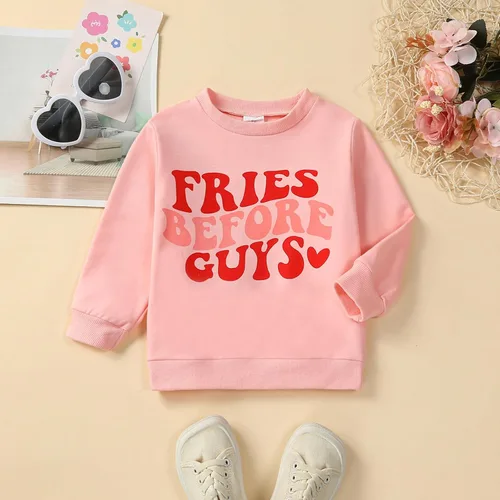 Vista 32 de Sudadera con cuello redondo para el día de San Valentín para bebé, niña, niño, para el día de San Valentín