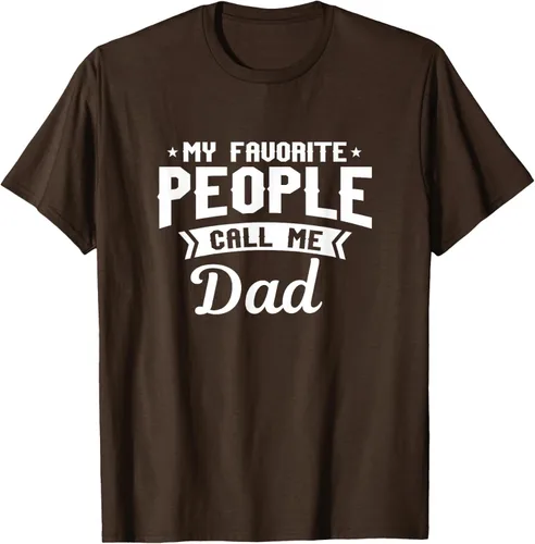Vista 7 de My Favorite People Call Me Dad - Camiseta divertida, Negro, S