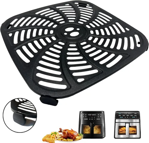 Vista 8 de Bandeja para freidora de aire de 5 cuartos para freidora de aire Gourmia GAF556 GAF566 GAF536, freidora de aire premium, rejilla para freidora