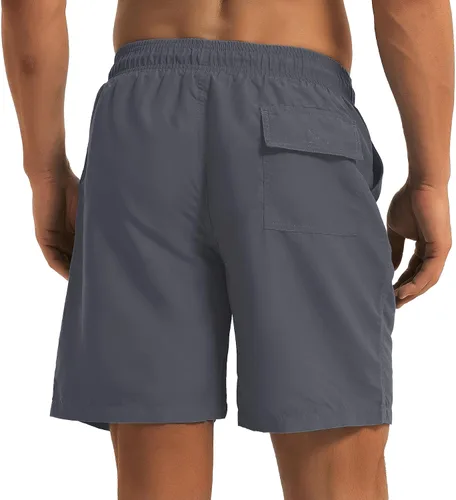 Vista 2 de TACVASEN Traje de baño de verano para hombre, de secado rápido, con forro de malla