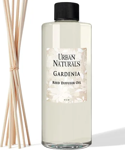 Vista 65 de Urban Naturals Recambio de aceite difusor de varillas ámbar y lavanda, lavanda relajante, ámbar cálido, aroma calmante para habitación, 4 onzas +