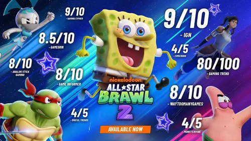 Vista 12 de Nickelodeon All Star Brawl 2 (Code in Box)- Nintendo Switch
