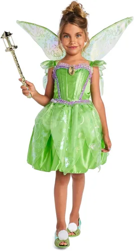 Vista 2 de Disney Disfraz de Campana de Campanilla para Niños Peter Pan