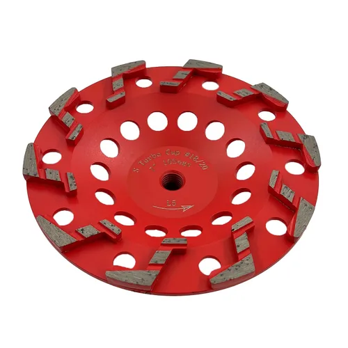 Vista 10 de Muelas abrasivas de diamante de alto rendimiento de 4.5 "para hormigón agresivo, pintura, epoxi, masilla, eliminación de revestimiento, grano