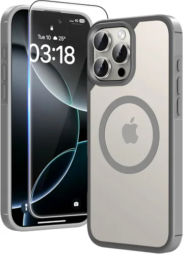 Vista 81 de TAURI Funda para iPhone 17, antiamarilleamiento con protector de pantalla, protección de grado militar, a prueba de golpes, delgada para iPhone 17