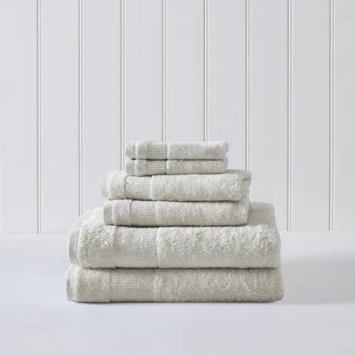 Vista 13 de Tommy Bahama - Toallas de baño, 100% algodón suave y absorbente, resistentes a la decoloración y a la decoloración, toallas de baño de peso medio