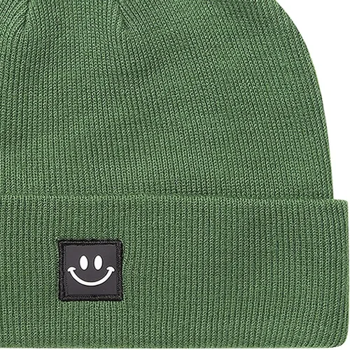 Vista 2 de MaxNova Gorro de punto con cara sonriente para hombres/mujeres